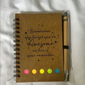 Thank you gift sometimes you forget you’re awesome small notepad pen sticky note